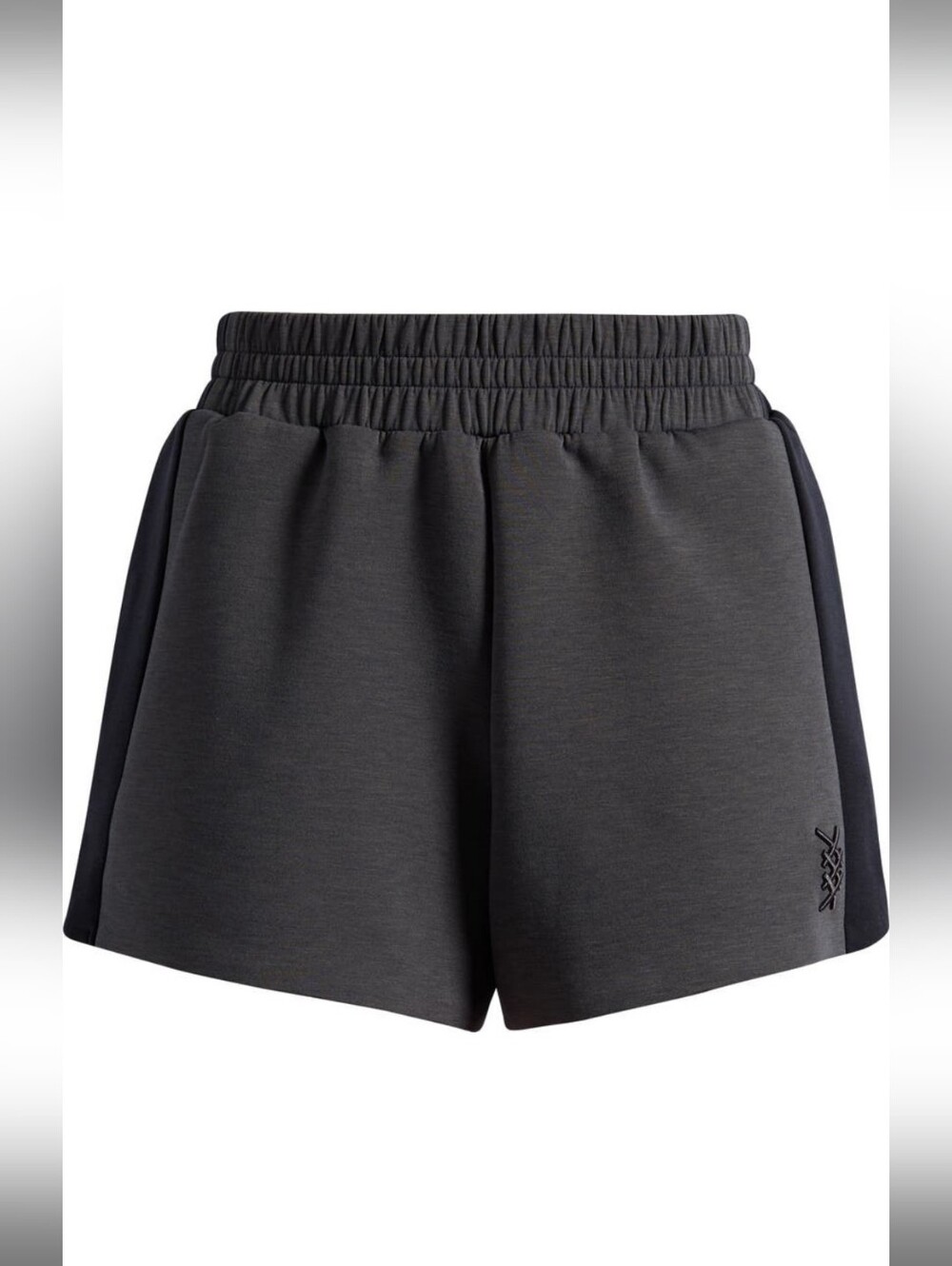 RHONE NWT Women's Charcoal DreamGlow Color Block Shorts Sz XXL